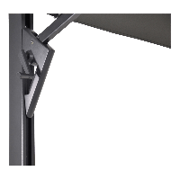 Zweefparasol Taurus Ø3,5mtr - grijs