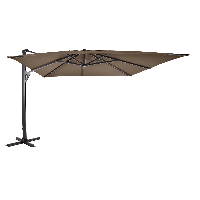 Zweefparasol Taurus 3x4mtr - taupe