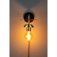 Dutchbone Adan wandlamp - messing