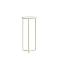 Retiro pilaar Ø35x80 cm - rib glas/crème