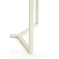 Retiro pilaar Ø35x80 cm - rib glas/crème