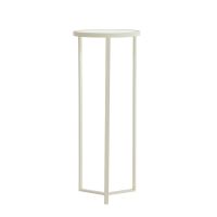 Retiro pilaar Ø40x100 cm - rib glas/crème