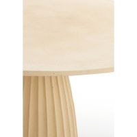 Veglia eettafel Ø120x78 cm - mat zand/licht bruin gespikkeld