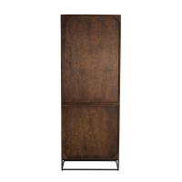 Light & Living Lilian wandkast half open 75x40x200 cm hout - bruin