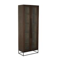 Light & Living Lilian wandkast half open 75x40x200 cm hout - bruin