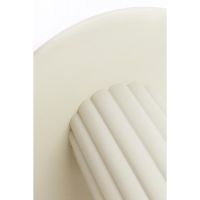 Rosario bijzettafel ø91,5x75 cm spiegel - helder+crème