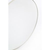 Rosario bijzettafel ø91,5x75 cm spiegel - helder+crème