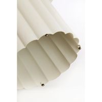 Rosario bijzettafel ø91,5x75 cm spiegel - helder+crème