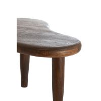 Canzo salontafel 102x64x42 cm hout - mat roodbruin