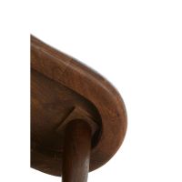 Canzo salontafel 102x64x42 cm hout - mat roodbruin