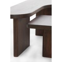 Light & Living Crato salontafel set van 2 acacia hout - donkerbruin