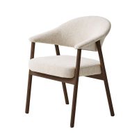 Nordic Home Tisha eetkamerstoel donkerbruin