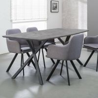 Hemlock eettafel beton 190 cm  - OUTLET B