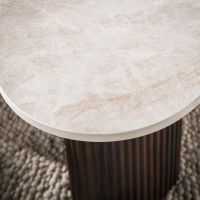 Fraaai Santana salontafel organisch set van 2 - 3D keramiek Taj Mahal