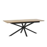 Marcie uitschuifbare eettafel 90x160-200 cm - naturel