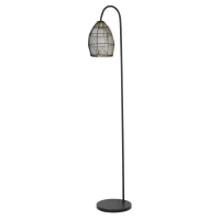 Meya vloerlamp 34x30,5x172 cm zwart/goud van het woonmerk Light&Living