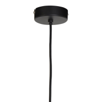 Lekang hanglamp Ø22x55 cm mat zwart van het woonmerk Light&Living