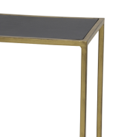 Boca side table goud/mat zwart | set van 2 van het woonmerk Light & Living