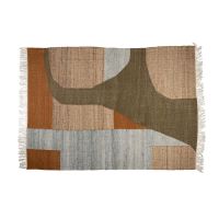 Dutchbone Pavilion vloerkleed 160x230 cm naturel - groen/bruin