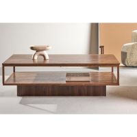 Svea Khamzat salontafel - 130 x 60 cm - walnoot