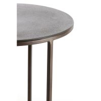 Light & Living Talca bijzettafel set van 2 Ø41x46+Ø49x52 cm - donkerbruin