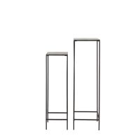 Hartsville zuil set van 2 - donkerbruin brons