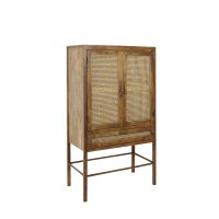 Light & Living Nipas wandkast 90x45x160 cm - hout bruin