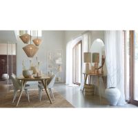 Quenza eettafel 220x100x76 cm - mangohout naturel