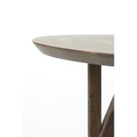 Quenza ronde eettafel Ø140 cm acacia hout - donkerbruin