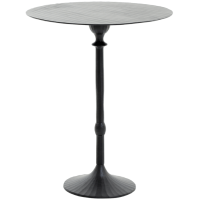 Bijzettafel Janna Ø50x60 cm Zwart