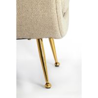 Vinstra fauteuil - beige+goud