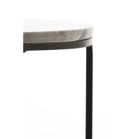 Light & Living Laica zuil set van 2 - marmer bruin/zwart