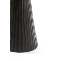 Rianne eettafel Ø100x75 cm - taupe/mat zwart