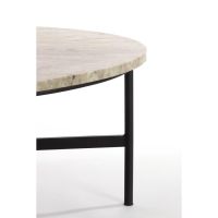 Loes salontafel - marmer bruin-zwart