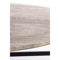 Loes salontafel - marmer bruin-zwart