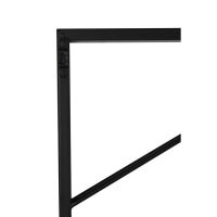 Light & Living Malbeo wijnrek 16 flessen - zwart