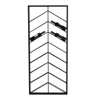 Light & Living Malbeo wijnrek 16 flessen - zwart