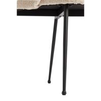 Light & Living Chiba eetkamerstoel - crème/zwart