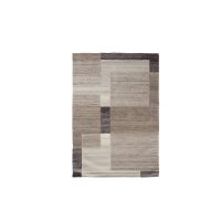 Almao vloerkleed 160x230 cm wol - beige+donkerbruin
