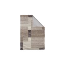 Almao vloerkleed 160x230 cm wol - beige+donkerbruin