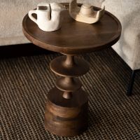 Dutchbone Cath bijzettafel - walnoot