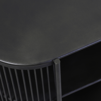 Yinthe kast open 100x40x80 cm zwart van het woonmerk Light&Living