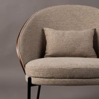 Rodin fauteuil beige/leer