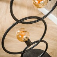 Fraaai Hunter vloerlamp 3-lichts - artic zwart