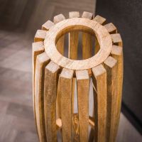 Fraaai Stevie vloerlamp 2L orbit - massief mango naturel