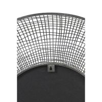 Light & Living Samat spiegel Ø78x12 cm - zwart