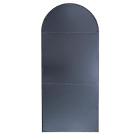 Light & Living Zeneto spiegel rond 80x1,5x180 cm - helder glas/zwart - OUTLET B