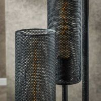 Randall vloerlamp 5L getrapt tube mesh - artic zwart