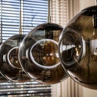 Fraaai Archie hanglamp 4L - bruin