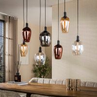 Fraaai Renato hanglamp 7-lichts - zwart